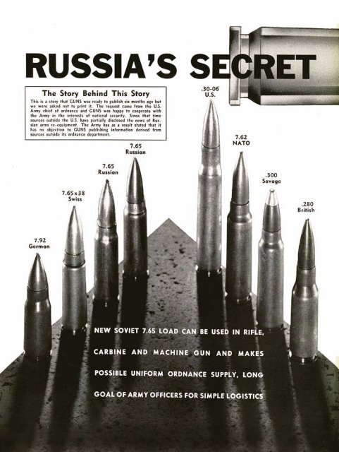 GUNS Magazine September 1956