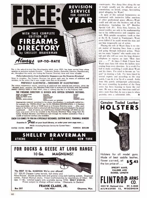 GUNS Magazine September 1956