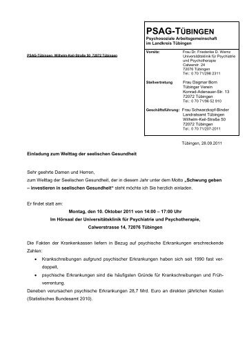 PSAG-TÃBINGEN - gemeindepsychiatrie-bw.de