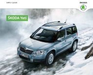 Å KODA Yeti Katalog - Skoda