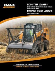 SKID STEER LOADERS COMPACT TRACK LOADERS - Case IH