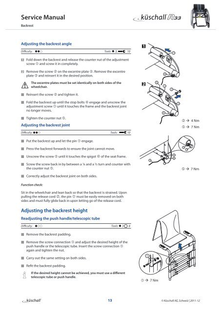 Service Manual - Invacare