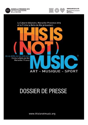 TÃ©lÃ©charger le dossier de presse (PDF) - Marseille Provence 2013