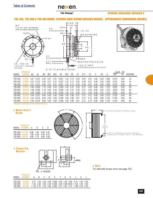 friction clutches - Arten Freios e Embreagens Industriais