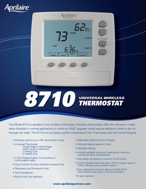 8710 THERMOSTAT