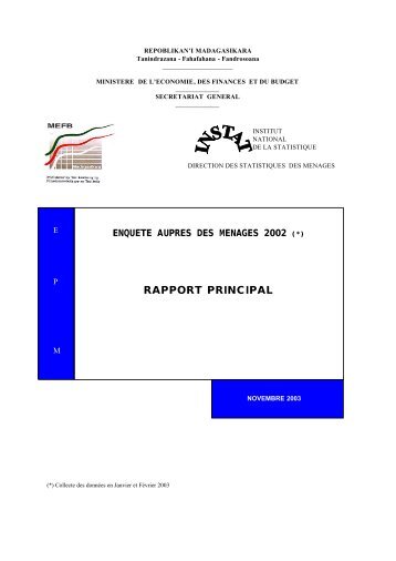 pdf 1 451 ko - Institut national de la statistique malgache (INSTAT)