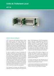 UnitÃƒÂ© de Traitement  Local IDT 32 - primion Technology AG