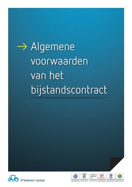Voor meer details kunt u de algemene ... - D'Ieteren Lease