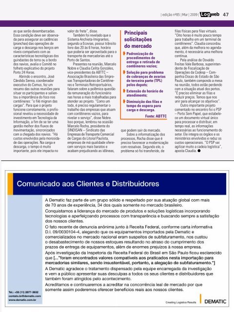 EdiÃ§Ã£o 85 download da revista completa - Logweb