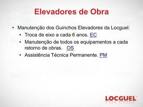 Elevador a cabo - Trabalho e Vida