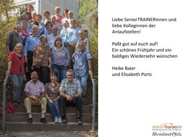 PDF, 2 Mb - Seniortrainer und Seniortrainerinnen in Rheinland-Pfalz