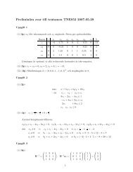 PreliminÃƒÂ¤ra svar till tentamen TNE052 2007-05-29