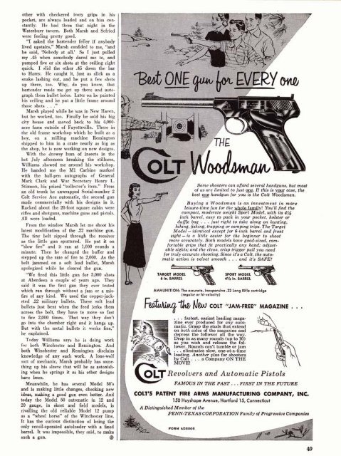 GUNS Magazine October 1956