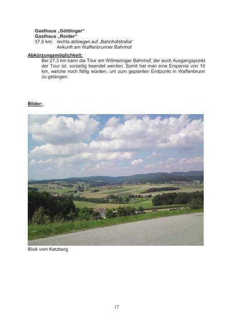 Mountainbiketouren im Landkreis Cham (PDF) - Naturpark Oberer ...