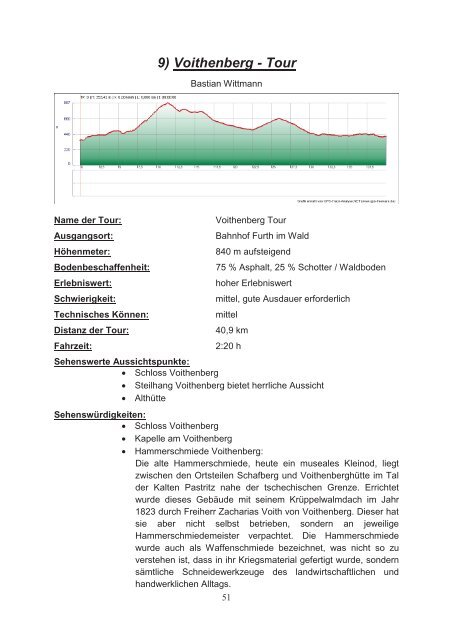 Mountainbiketouren im Landkreis Cham (PDF) - Naturpark Oberer ...