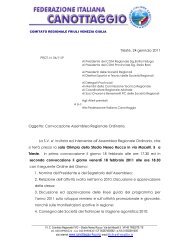 lettera di convocazione - canottaggio-fvg