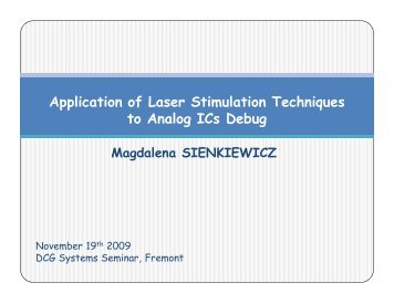 Application of Laser Stimulation Techniques to ... - DCG Systems