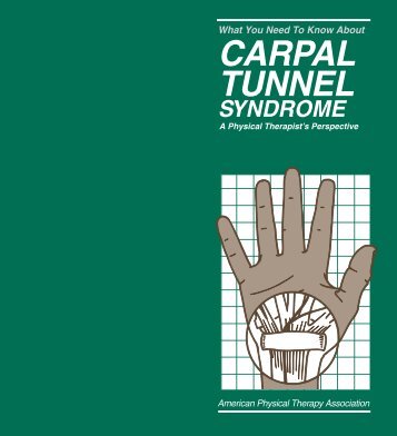 What You Need To Know About Carpal Tunnel Syndrome