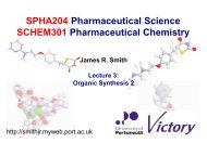 Advantages of Convergent Synthesis - James Smith