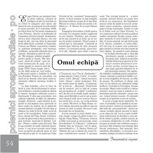 seria a treia, an II, nr. 4, aprilie 2010 - Insemnari Iesene