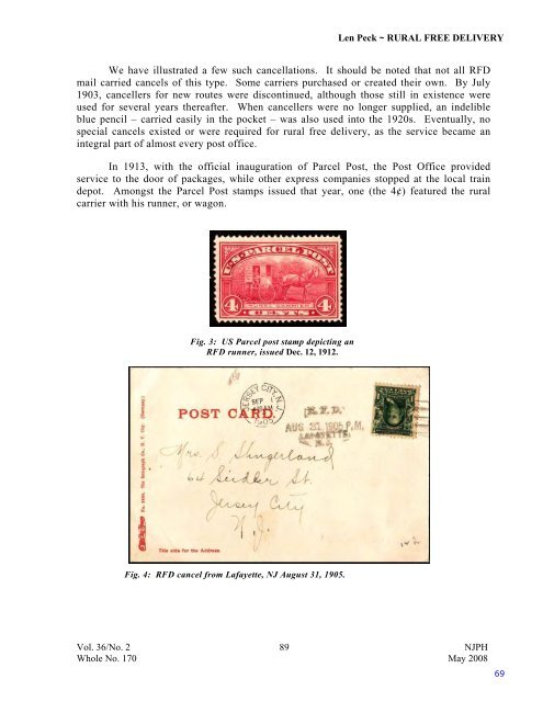 Essays on Sussex County and New Jersey Postal History