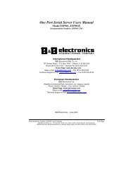 ESP901, ESP901E - Manual - One Port Serial Server ... - Delmation