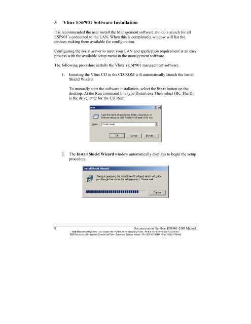 ESP901, ESP901E - Manual - One Port Serial Server ... - Delmation