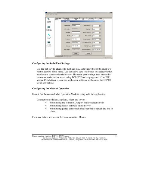 ESP901, ESP901E - Manual - One Port Serial Server ... - Delmation