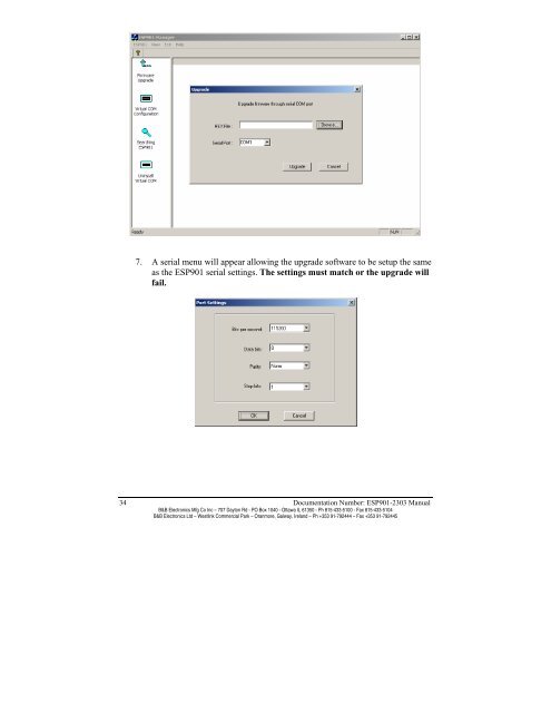 ESP901, ESP901E - Manual - One Port Serial Server ... - Delmation