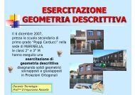 esercitazione esercitazione geometria descrittiva - Currarini.eu