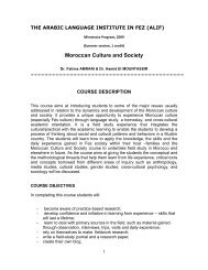 Moroccan Culture and Society - Learning Abroad Center