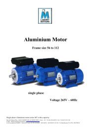 Aluminium Motor - LAMBERT MOTEURS