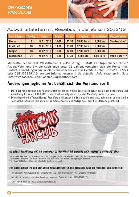 TipIn Ausgabe 33/01 - Dragons Rhöndorf