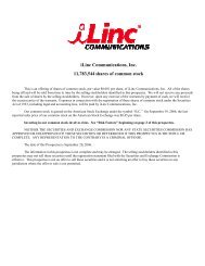 iLinc Communications, Inc. 11,783,544 shares of common stock