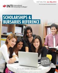 scholarships & bursaries reference - INTI International University