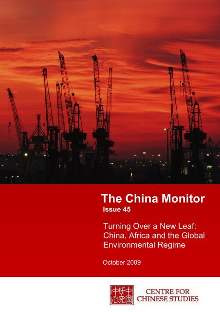 The China Monitor - The Centre for Chinese Studies