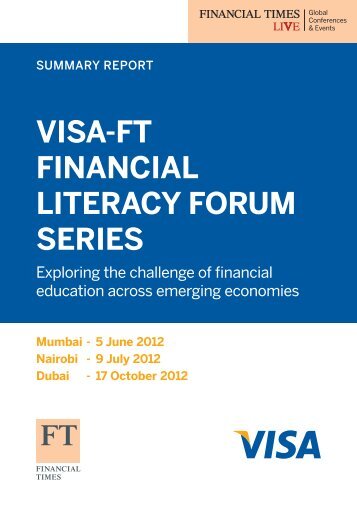 Visa-FT Financial Literacy Forum Series - Practical Money Skills