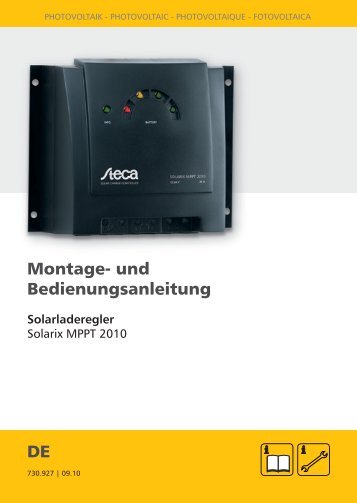 Anleitung Solarix MPPT - Esomatic.de