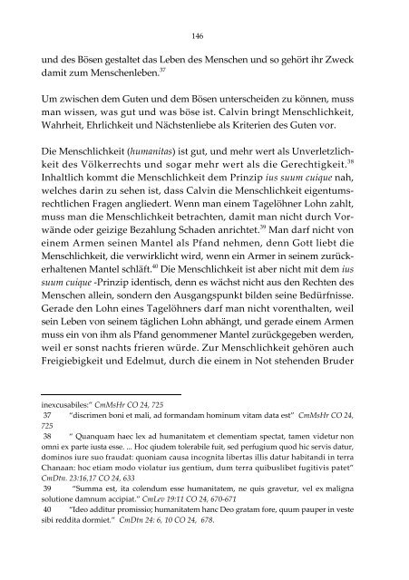 Das Universale Recht bei Johannes Calvin - Doria