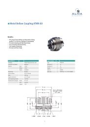 Metal Bellow Coupling ATMN 60