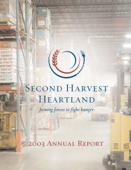 annual report 2003.qxd - Second Harvest Heartland