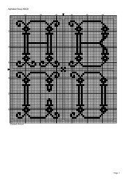 Alphabet Soup ABCD - Blackwork Journey