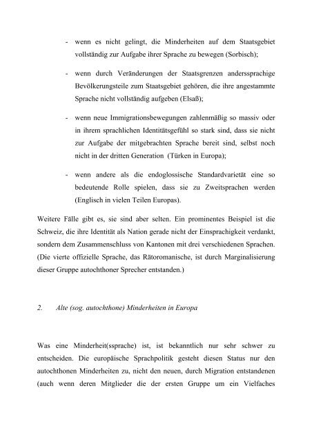 Peter Auer Gesellschaftliche Mehrsprachigkeit in Europa Ãbersicht ...