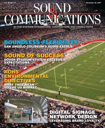Sound & Communications November 2007 Issue