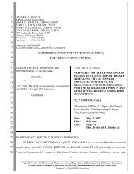 Plaintiffs' Notice Of Motion And Motion To Compel Depositions Of ...