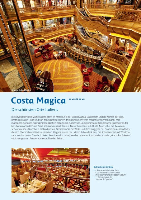 Costa Magica 1 1 1 1 1 - Net-Tours GmbH