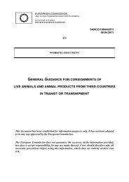 General Guidance for transit and transhipment - European ...