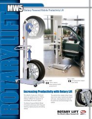 increasing Productivity with Rotary lift