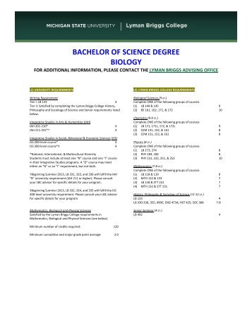 science degree