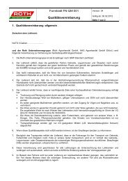 FN-QM 001 Qualitätsvereinbarung - Roth Agrarhandel